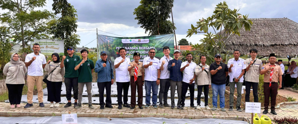 Opening of Farmers Field School and Planting Demo of Horticulture Cultivation Plots by Edufarmers together with PIK 2 and Tangerang Government